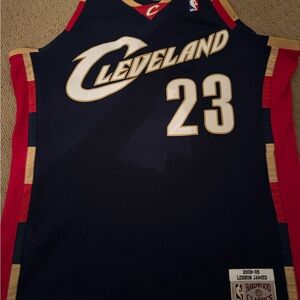 Authentic Mitchell & Ness LeBron James 2008-09 Hardwood Classic Swingman Jersey